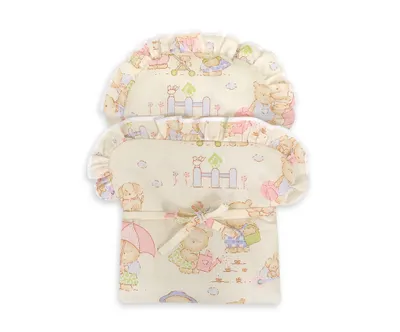 Image de Porte-bébé pour poupées, tissu à nouer - famille d'ours