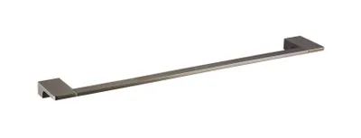 Produktbild von Handtuchhalter für das Badezimmer aus Messing, metallgrau, 500 mm breit