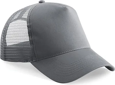 Image de Beechfield B640 | Snapback Trucker Cap / Casquette / Bonnet / Chapeau - Couleur : Graphite Grey/Graphite Grey - Taille : One Size