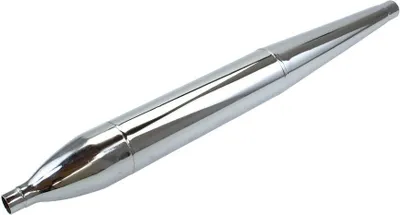 Zdjęcie produktu dla Tłumik cygara chrom 70/690/28mm uniwersalny do Hercules Puch Zündapp
