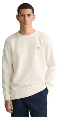 Produktbild von GANT REG Shield C-Neck Sweat – Größe XS, Eggshell
