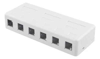 Obrázek produktu pro Deltaco VR-225, Rozvodná skříňka, Bílá, Plast, 70 g, 140 mm, 30 mm