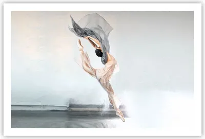 Produktbild von Poster - Poster ohne Rahmen - Tanz Frau Ballerina - 91,5x61 cm - Wand Bild - Wanddeko - Wandbilder - Kunstposter - Wandposter - Bilder - Kunstdruck - Wanddekoration - Wandbild - P2XAA91x61-5030