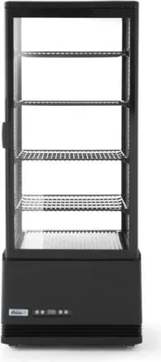 Zdjęcie produktu dla Hendi 233269, Lodówka witrynowa, Wolnostojący, Czarny, 98 l, 2 - 6 °C, R600a