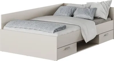Produktbild von Kondela Bettrahmen mit Stauraum Boat 120 - Kaschmir