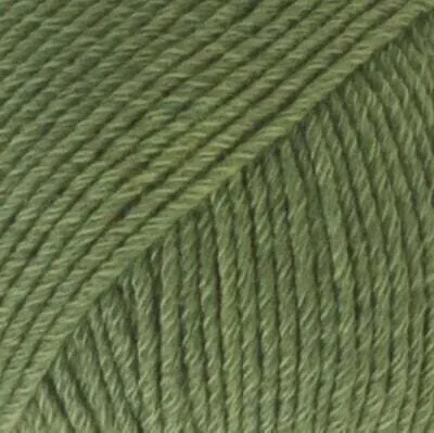 Produktbild von Drops Baumwolle Merino Uni Colour 11 Forest Green Strickgarn