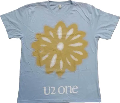 Produktbild von U2 - "Glastonbury 2011 Smell the Flowers" T-Shirt für Herren/Damen Uni RO3860 (M) (Hellblau)