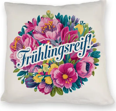 Produktbild von Frühlingsreif Blumendesign Kissen