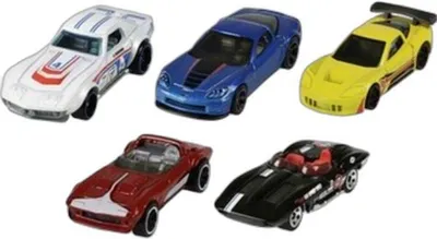 Imagen del producto de Set de Hot Wheels: cinco vehículos