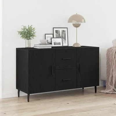Immagine prodotto di vidaXL Credenza look rovere nero 100 x 36 x 60 cm Materiale a base di legno