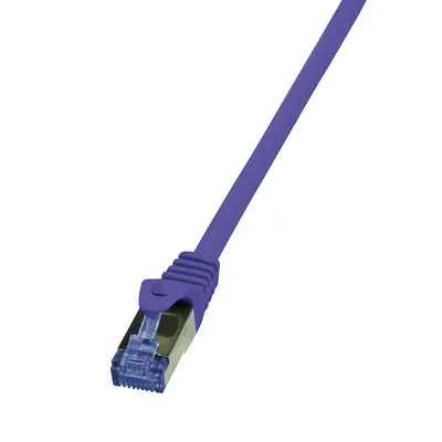 Immagine prodotto di Cavo patch LogiLink, Cat. 6A, S/FTP, 0,5 m, viola
