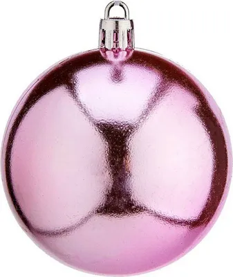Produktbild von Weihnachtskugeln Ø 7 cm 12 Stück Rosa Plastik