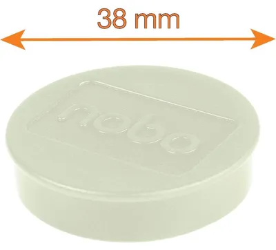Obrázek produktu pro Nobo 1915308, Magnet na tabuli, Bílá, 38 mm, 20 mm, 38 mm, 190 mm