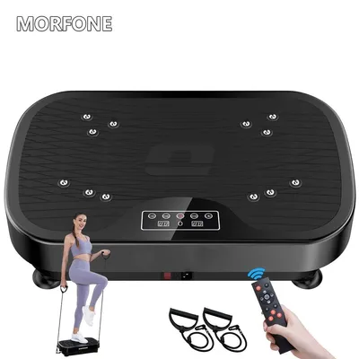 Image de Trilplaat - Plaque vibrante - Appareil de vibration - Équipement de fitness - Plateforme d'entraînement - 3 niveaux d'intensité