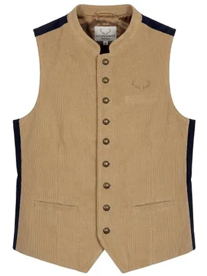 Produktbild von Trachtenweste Toni beige Cord 46