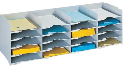 Produktbild von PaperFlow 541.02, Polystyrol (PS), Grau, A4, 897 x 304 x 313 mm, 1 Stück(e)
