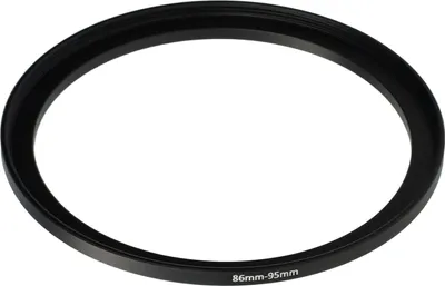 Produktbild von vhbw Step-Up-Ring Adapter 86mm - 95mm für Kamera Objektiv - Filteradapter, Metall Schwarz