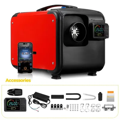 Image de Chauffage d'air – Chauffage diesel – Chauffage pour voiture et camping-car – Puissance de 8 kW – Réservoir de 5 litres