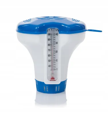 Produktbild von Schwimmender Pool-Chemikalienspender mit Thermometer