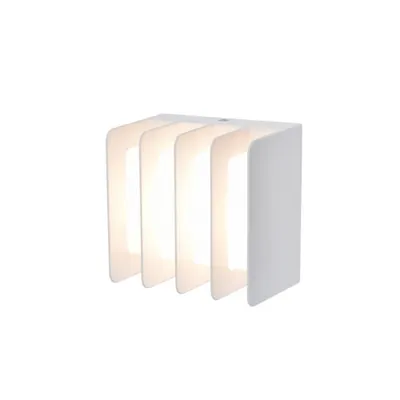 Produktbild von Außenwandleuchte Gridy Aluminiumguss weiß matt LED 14,5W 3000K warmweiß