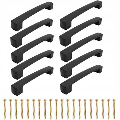 Produktbild von Andpol Möbelgriffe Schwarz Matt 160mm 10 Stück
