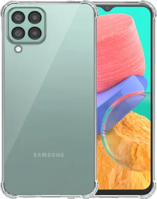Image de Smartphonica étui de téléphone adapté à Samsung
  Galaxy M33 Transparent Shockproof - Coque arrière TPU SIlicone Shockproof
  Etui avec Bumper Transparent