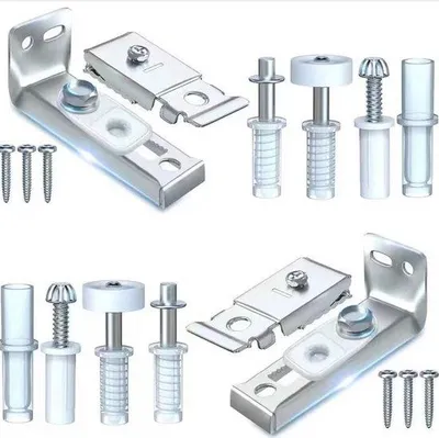 Zdjęcie produktu dla Zestaw metalowych zawiasów podwójnych, zestaw naprawczy, części zamienne, typ 2