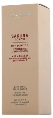 Productafbeelding van Acca Kappa Gezichtsolie. Acca Kappa Sakura Tokyo Droge Bodyolie, 100 ml