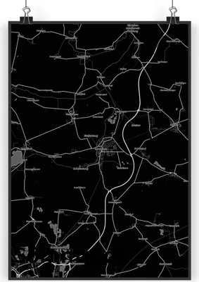 Produktbild von Mr. & Mrs. Panda Bild Sömmerda DIN A4 - Geschenk, Stadt, Posterdruck, Dorf Karte Landkarte Map Stadtplan, kunstdruck poster, drucke, Wandbild