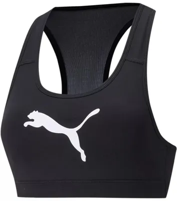 Zdjęcie produktu dla Bralet damski PUMA MID IMPACT 4KEEPS GRAPHIC, model PM 520306-90, kolor: czarny, rozmiar: XS