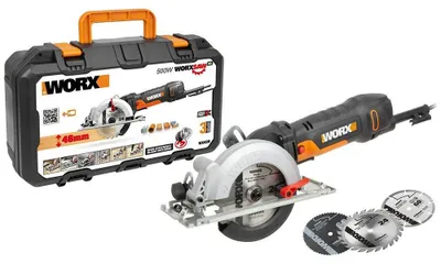 Obrázok produktu pre WORX WX439, Drevo, Kachlička, Čierna, Oranžová, Strieborná, Ošúchaný, 12 cm, 4200 ot/min, 4,6 cm