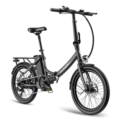 Produktbild von Klapp-Pedelec 20 Zoll 250W 36V 20Ah Akku 150km Reichweite Shimano 7-Gang IPX5, Schwarz