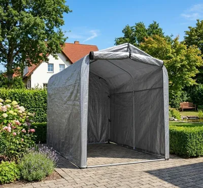 Fahrradgarage 3 Fahrräder 220x157x195 cm wasserdicht Stahlrahmen