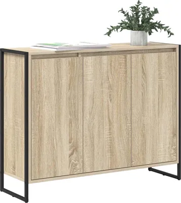 Zdjęcie produktu dla vidaXL Szafka boczna Sonoma 96,5 x 30 x 75 cm Materiał drewnopochodny