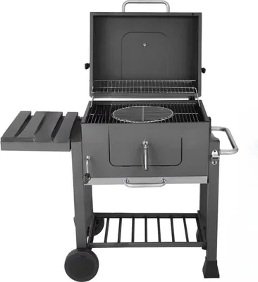 Produktbild von Grillwagen HoutskoolgrillxxL – Holzkohlegrill – BBQ – Smoker – Große Grillfläche – Mit Rädern – Edelstahl-Handgriff – Ideal für Terrasse, Garten & Außenbereich