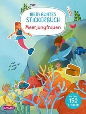 Obrázek produktu pro Mein buntes Stickerbuch: Meerjungfrauen