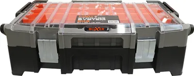 Produktbild von Boxer® Werkzeugkasten 22” mit Aufbewahrung im Deckel 57 x 30,5 x 16,5 cm