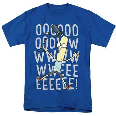 Immagine prodotto di Maglietta unisex "Oowweeeee" di Rick and Morty, in cotone, taglia uomo/donna, modello TV37719 (4XL), colore blu reale