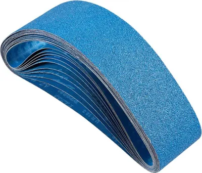 Obrázok produktu pre Brúsne pásy 100 x 915 mm, sada 10 ks - Brúsny pás z karbidu kremíka - 2 balenia zrnitosti 40/60/80/120/240 - Ideálne na obrábanie kovov, kompozitov a dokončovanie plastov