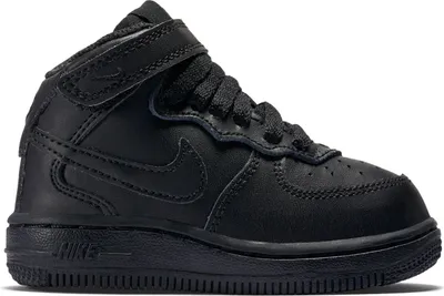 Produktbild von Nike Air Force 1 Mid Black Black (TD) - EU 17