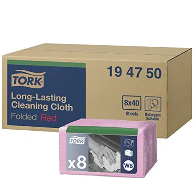 Produktbild von TORK 194750 Reinigungstücher Papier Rot 40 Stueck e