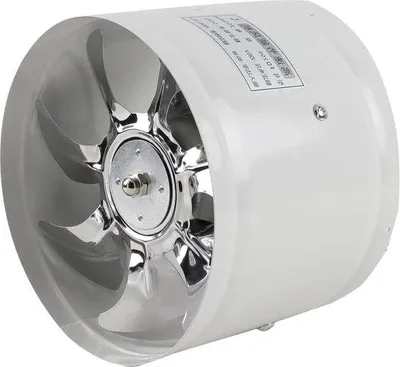 Immagine prodotto di Ventilatore industriale in linea da 8 pollici con aspirazione dell'aria - Ventilatore per bagno - Consumo energetico - Ventilatori industriali di aspirazione