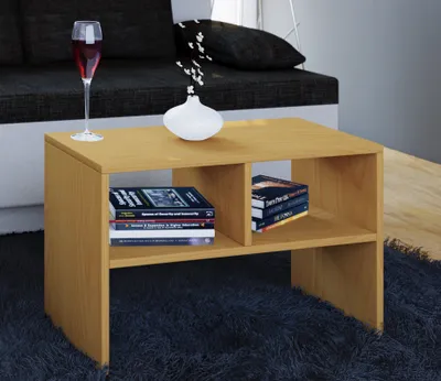 Produktbild von VCM my home Nachto Beistelltisch Holz buche 60,0 x 40,0 x 45,0 cm