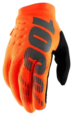 Zdjęcie produktu dla rękawiczki BRISKER, 100% – USA (fluorescencyjny pomarańczowy/czarny, rozmiar XL)