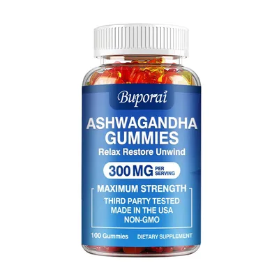 Immagine prodotto di Ashwagandha Gummies 350 mg (100 orsetti gommosi) integratore alimentare, stress, stanchezza, ansia, energia, resistenza, emozioni, umore, relax