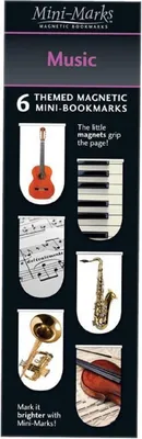 Produktbild von Magnetisches Lesezeichen „Music“, 6 Stück
