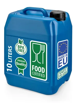 Produktbild von Wasserkanister Camping Kanister Wassertank Behälter Wasserbehälter mit Deckel Hahn 10 Liter blau