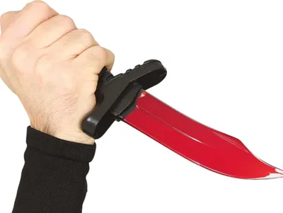 Produktbild von Halloween Schockmesser Horror Requisit Blutige Klinge Gruselig Kostüm Zubehör Dramatische Szenerie Unheimliche Dekoration, Farbe: Silber