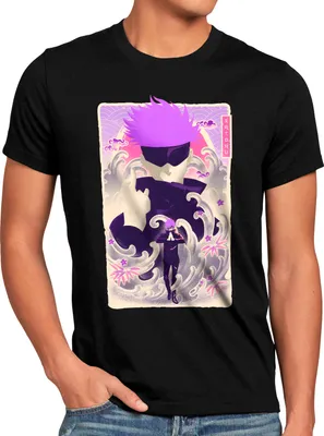 Produktbild von BaumwolleCloud Satoru Art Herren T-Shirt  anime japan manga