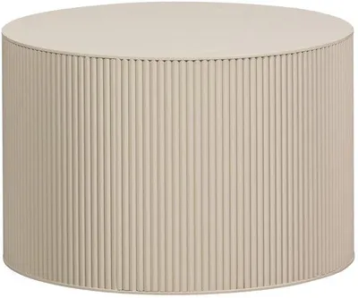 Produktbild von Antike Beige Rundes Side Tisch für elegante Wohnzimmer